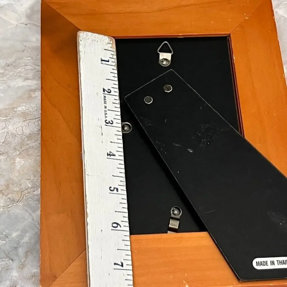 Natural Wood Picture Photo Frame Free Standing 4